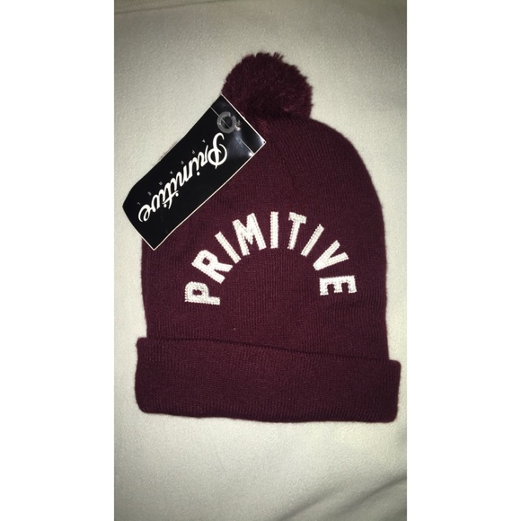 Zumiez Accessories - ‼️Brand NEW ‼️ Primitive Burgundy Beanie